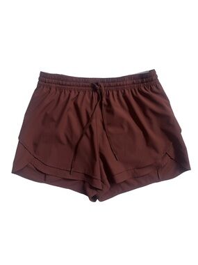 CALIA High Rise Athletic Shorts| Red Brown |
X-Small